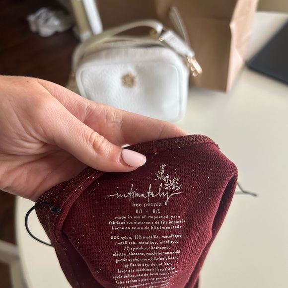 Free People sparkly red top! ❤️ - Picture 3 of 3